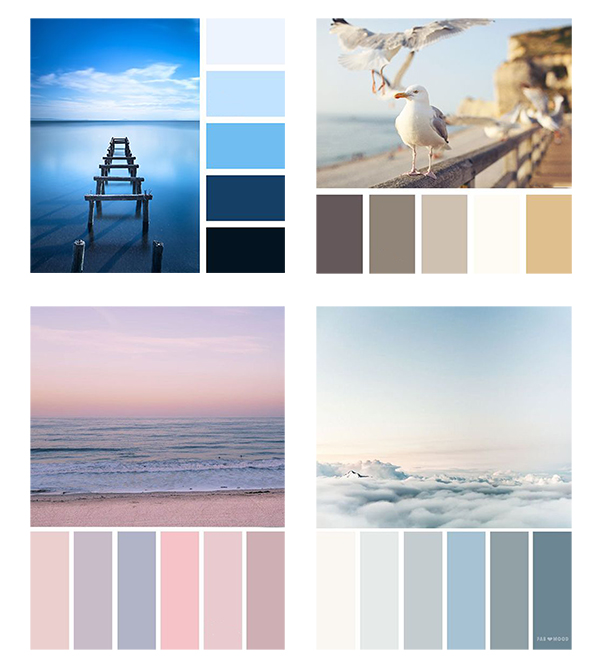 Colores que combinan para el vestuario en fotografía de exteriores